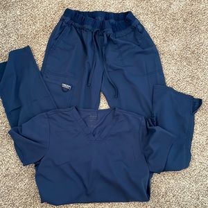 Cherokee women’s navy scrubs. Size small. $10